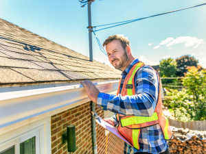 Roof inspection during fall maintenance by Northbay Roofing & Gutter Co.