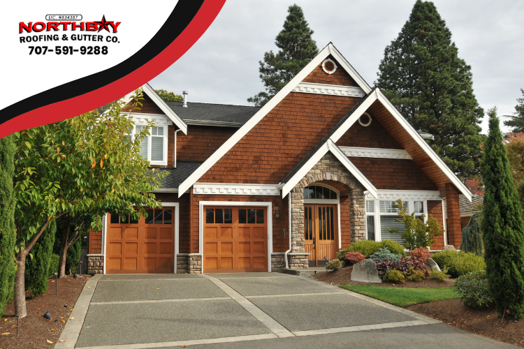 Beautifully maintained roof in Cloverdale, California."