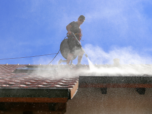 San Anselmo home showcasing a freshly cleaned and inspected roof in spring, prepared by local roofing experts.