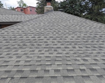 Home with newly installed roof by Northbay Roofing & Gutters Inc. in Calistoga
