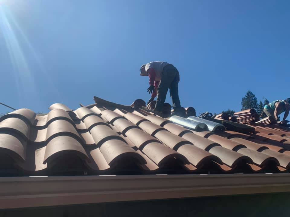 Northbay roofing crew completed job