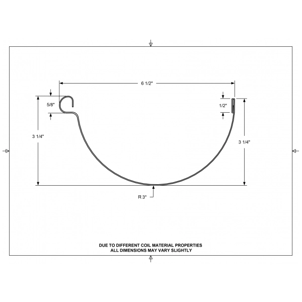 Northbay Roofing & Gutter Co. Seamless Gutter Illustration