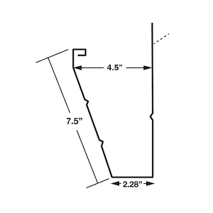 Northbay Roofing & Gutter Co. Seamless Gutter Illustration