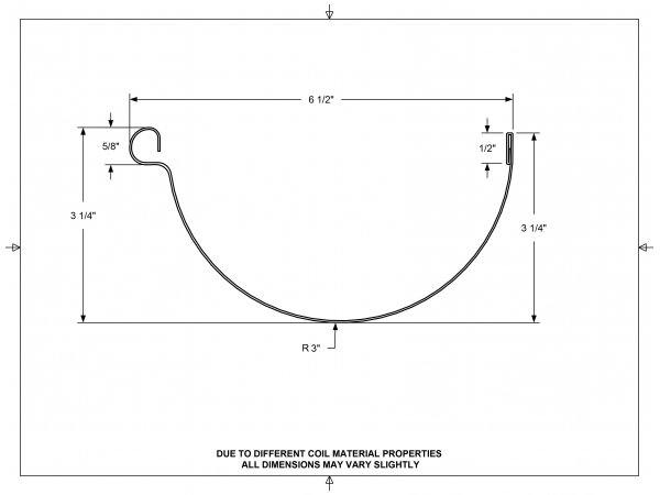 Northbay Roofing & Gutter Co. Seamless Gutter Illustration